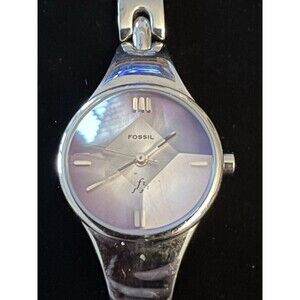 Fossil Ladies Watch Es9224 Purple Dial new battery